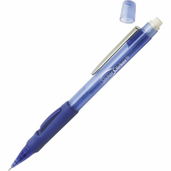 Skilcraft Slickerclicker Side-Advanced Mechanical Pencils, 0.7 Mm, Blue Barrel (Abilityone 7520-01-565-4874)