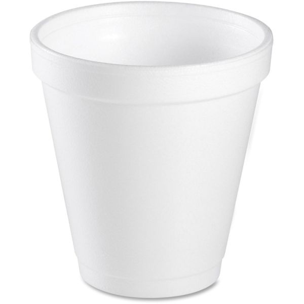 Dart Insulated Styrofoam Drinking Cups, White, 10 Oz, Box Of 25