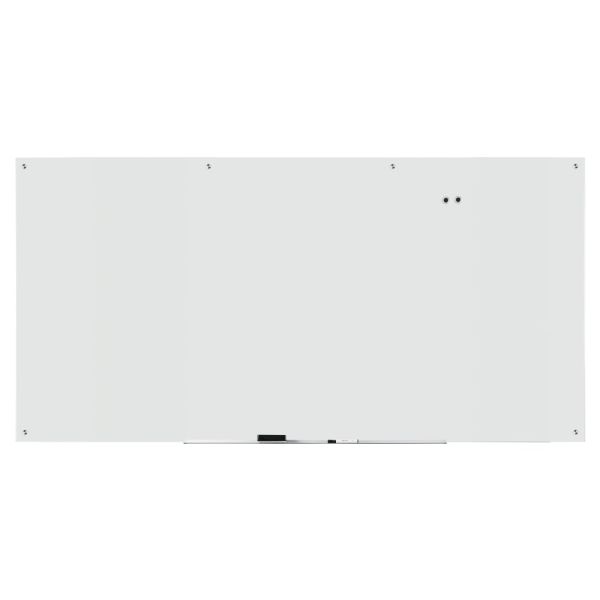 Workpro Magnetic Glass Unframed Dry-Erase Whiteboard, 96