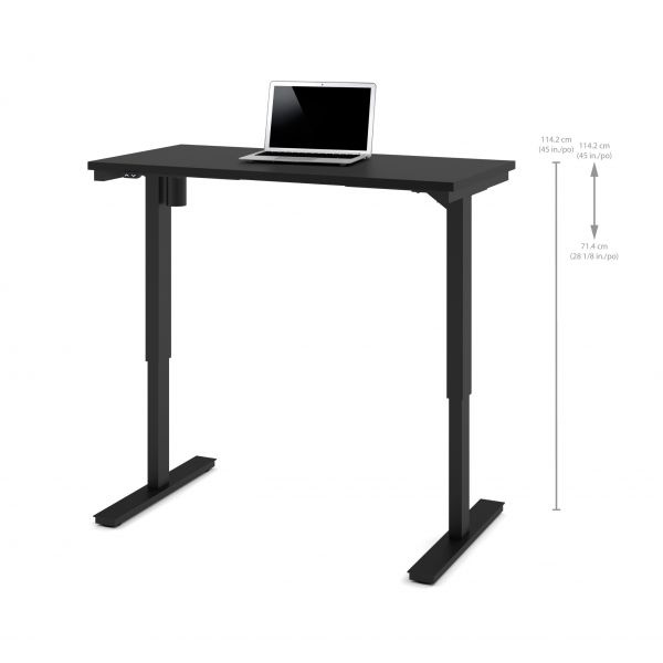 Bestar 24" X 48" Electric Height Adjustable Table In Black