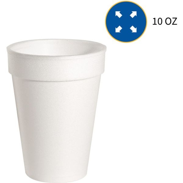 Genuine Joe 10 Oz Hot/Cold Foam Cups