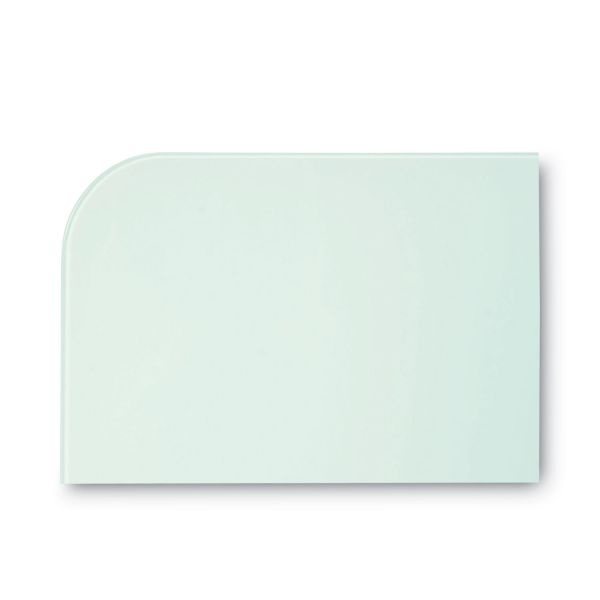 Mastervision Magnetic Glass Dry Erase Board, 36 X 24, Opaque White Surface
