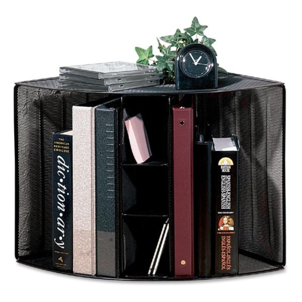 Mesh Corner Shelf, Black