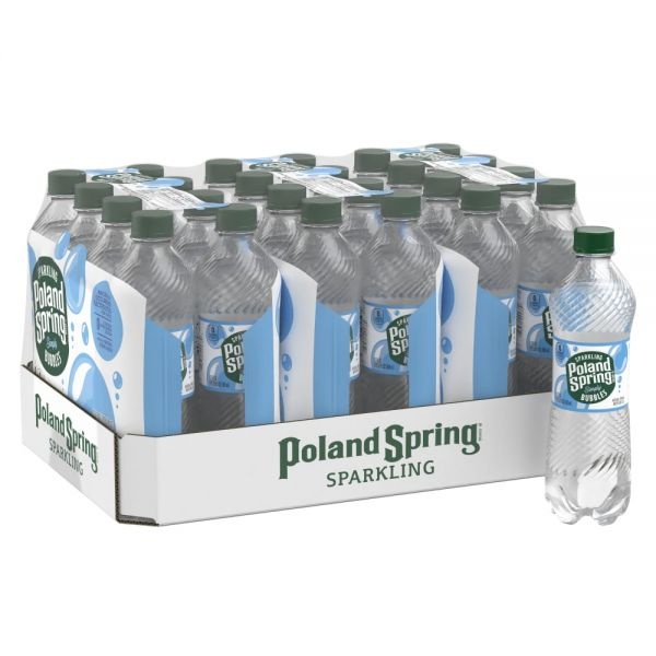 Regional Sparkling Spring Water, Simply Bubbles, 16.9 Oz, Case Of 24 Bottles
