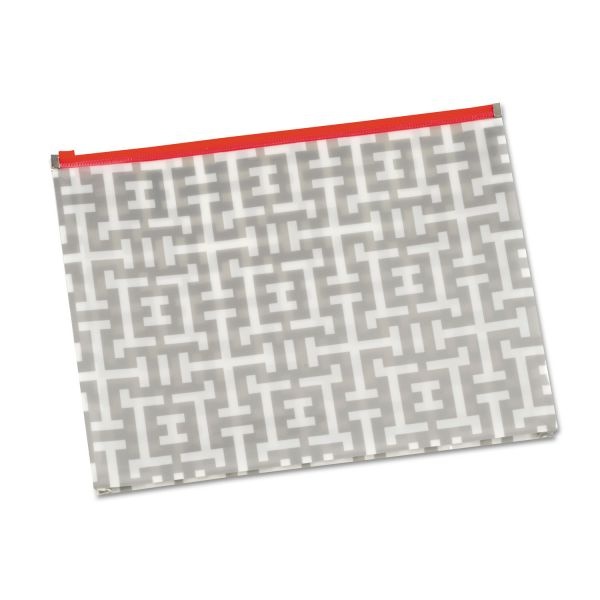 Pendaflex Fashion Poly Zip Envelope, Zipper Closure, 8.5 X 11, Assorted Colors, 3/Pack