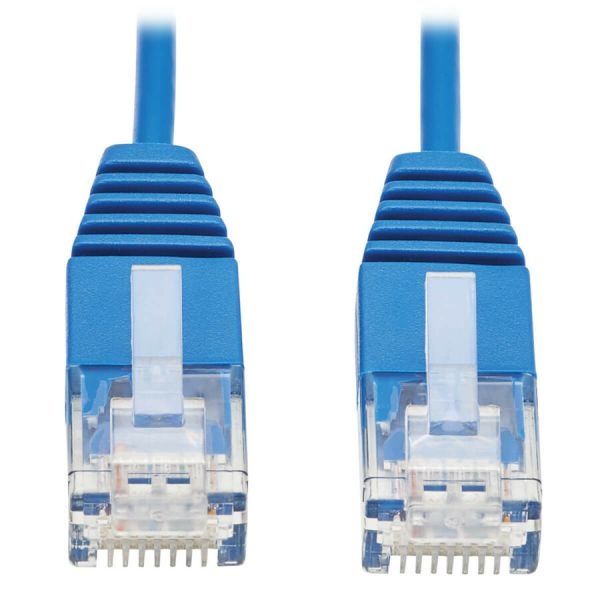 Tripp Lite By Eaton Cat6 Gigabit Molded Ultra-Slim Utp Ethernet Cable (Rj45 M/M) Blue 7 Ft. (2.13 M)