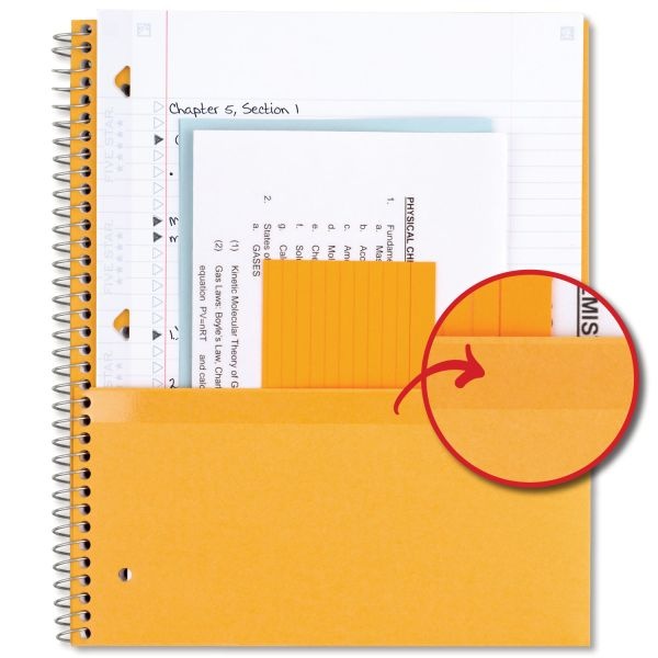 Mead Five Star Subject Spiral Notebook