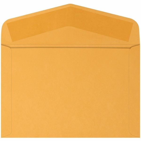 Quality Park Open-Side Booklet Envelopes, 10" X 15", Brown, Box Of 100