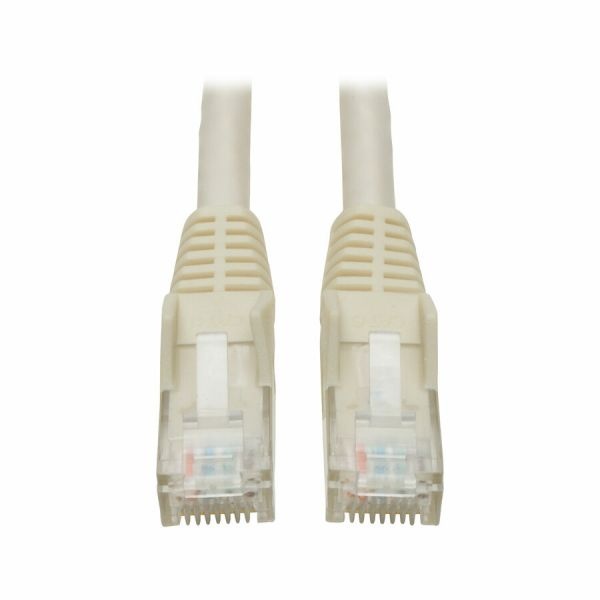 Tripp Lite By Eaton Cat6 Gigabit Snagless Molded (Utp) Ethernet Cable (Rj45 M/M) Poe White 3 Ft. (0.91 M)