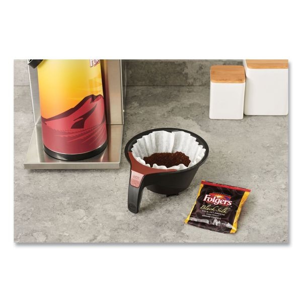 Folgers Coffee, Black Silk, Dark Roast, Packet Makes 4 Cups, 42 Packs/Carton
