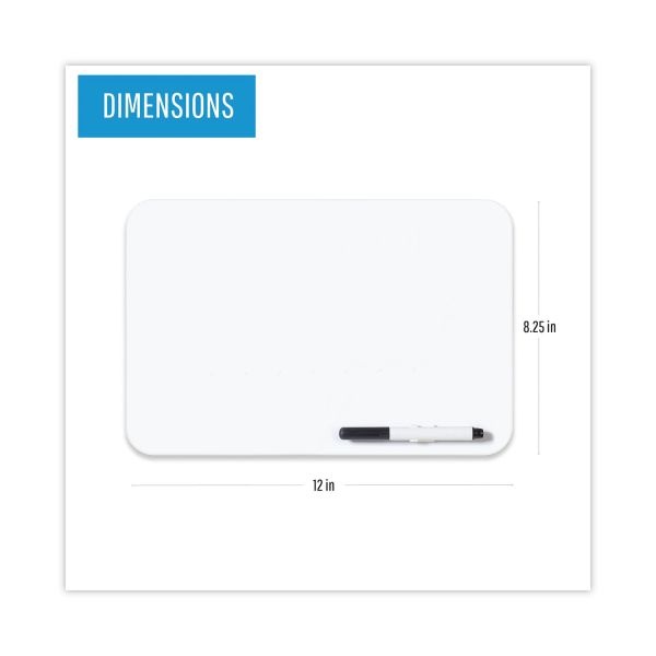 Mastervision Dry Erase Lap Board, 11.88 X 8.25, White Surface