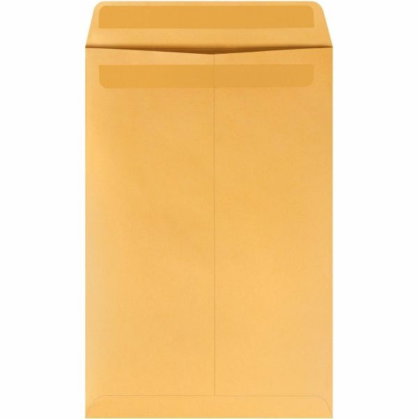 Quality Park Redi-Seal Catalog Envelopes, 10" X 15", Self-Adhesive, Kraft, Box Of 250