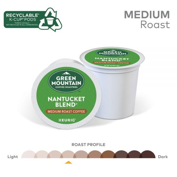 Green Mountain Coffee K-Cups, Nantucket Blend, Medium Roast, 24 K-Cups