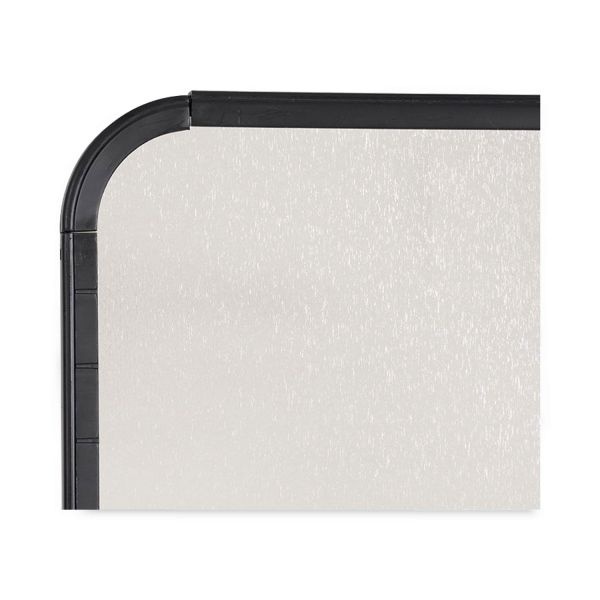 Mastervision Magnetic Dry Erase Board, 11 X 14, White Surface, Black Plastic Frame