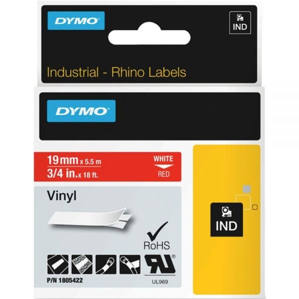 Dymo Ind Rhino Industrial Permanent Vinyl Label Tape