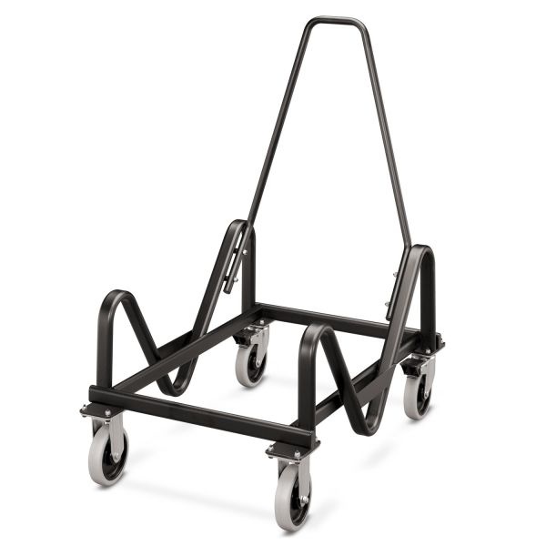 Hon Olson Stacker Series Cart, Metal, 21.38" X 35.5" X 37", Black