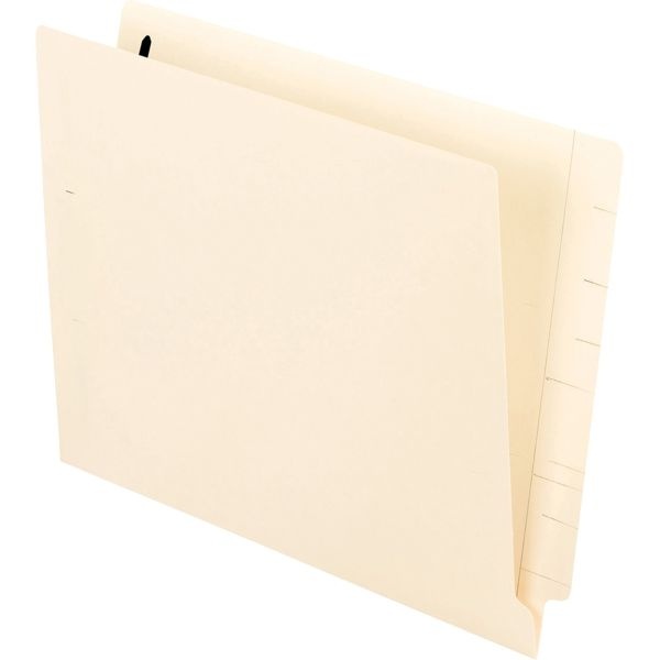 Pendaflex End Tab Expansion Folders With Fasteners, 3/4" Expansion, 8-1/2" X 11", Manila, Box Of 50 Folders