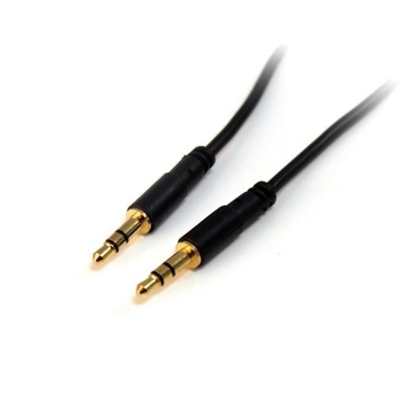 6 Ft Slim 3.5Mm Stereo Audio Cable - M/m