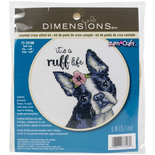 Dimensions Counted Cross Stitch Kit 6" Round
