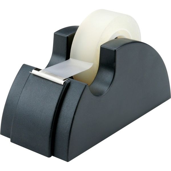 Skilcraft 75% Recycled Tape Dispenser, 1" Core, Black (Abilityone 7520-00-240-2411)