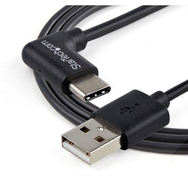 1M 3Ft Usb To Usb C Cable - Right Angle Usb Cable - M/M - Usb 2.0 Cable - Usb Type C - Usb A To Usb C Cable