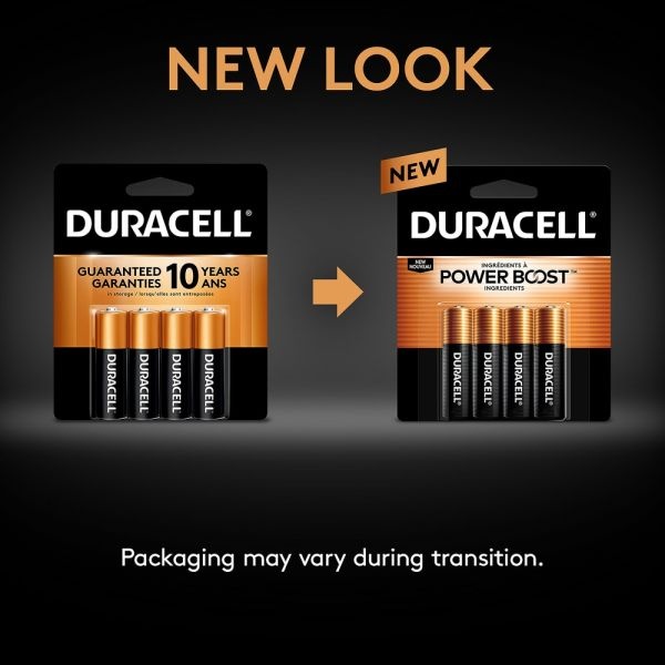 Duracell Power Boost Coppertop Alkaline Aaa Batteries, 4/Pack