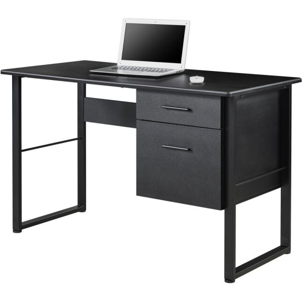 Halton 48"W Computer Desk, Black