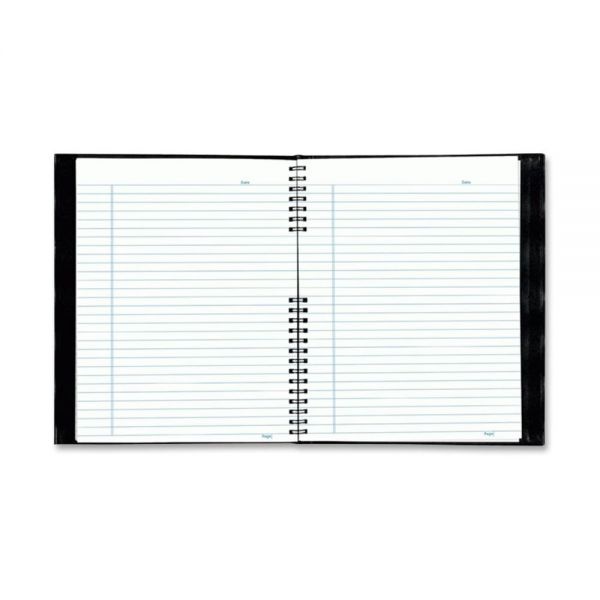 Blueline Notepro Notebook, 1 Subject, Medium/College Rule, Black Cover, 11 X 8.5, 100 Sheets