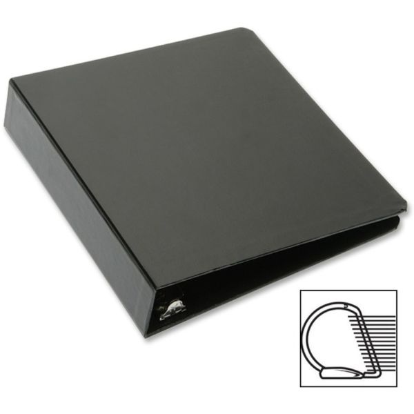 Skilcraft 3-Ring Binder, 2" D-Rings, 82% Recycled, Black (Abilityone 7510-01-579-9317)