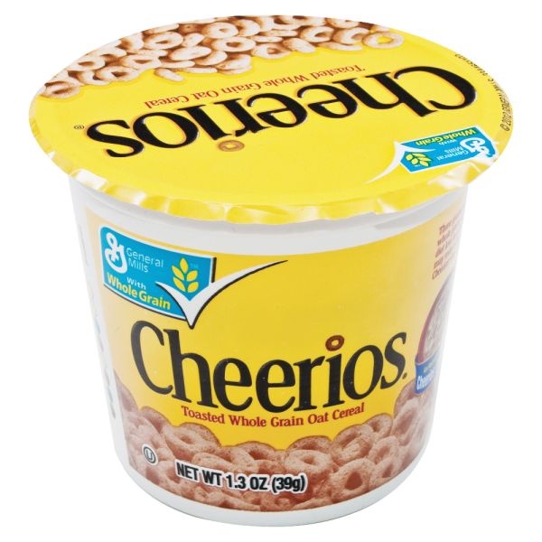 Cheerios Cereal-In-A-Cup, 1.3 Oz, Box Of 6
