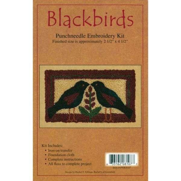 Blackbirds Punch Needle Kit