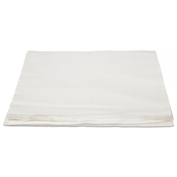 Hospeco Taskbrand Topline Linen Replacement Napkins, White, 16 X 16, 1000/Carton