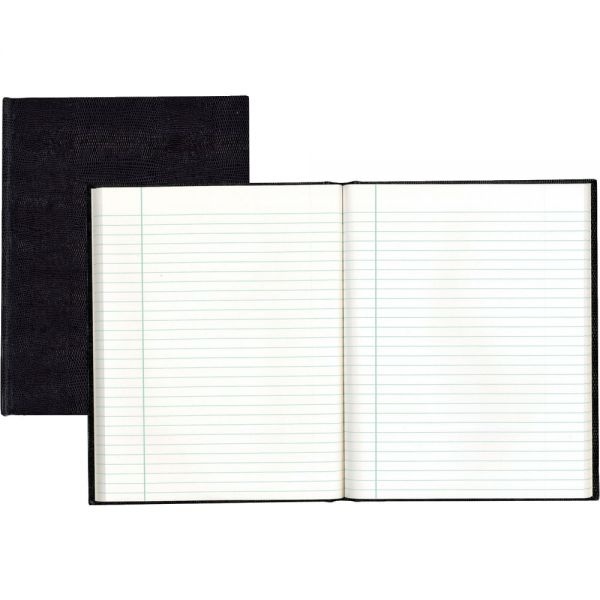 Blueline Executive Notebook, 1 Subject, Medium/College Rule, Black Cover, 9.25 X 7.25, 150 Sheets