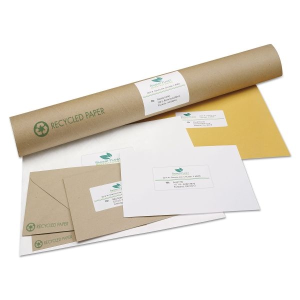 Avery Ecofriendly Mailing Labels, Inkjet/Laser Printers, 2 X 4, White, 10/Sheet, 100 Sheets/Pack