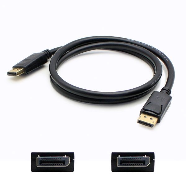 3Ft Displayport 1.2 Male To Displayport 1.2 Male Black Cable For Resolution Up To 3840X2160 (4K Uhd)