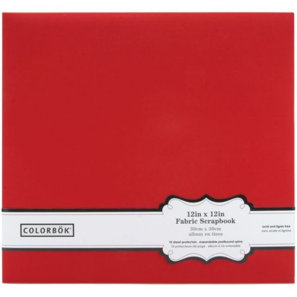 Colorbok Fabric Post Bound Album 12"X12"