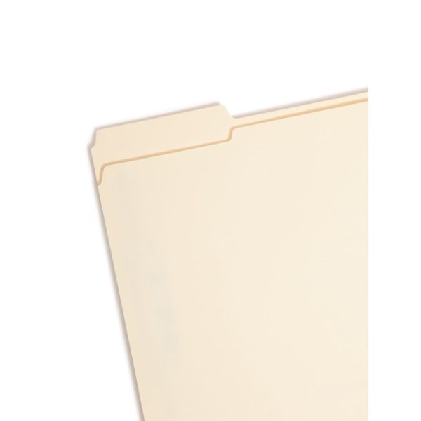 Smead Manila Folders With Safeshield Coated Fasteners, Letter Size, Box Of 50