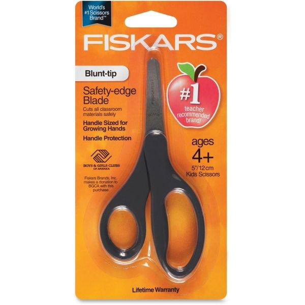 Fiskars 5 inch Blunt Tip Kids Scissors Classpack, 12 Pack