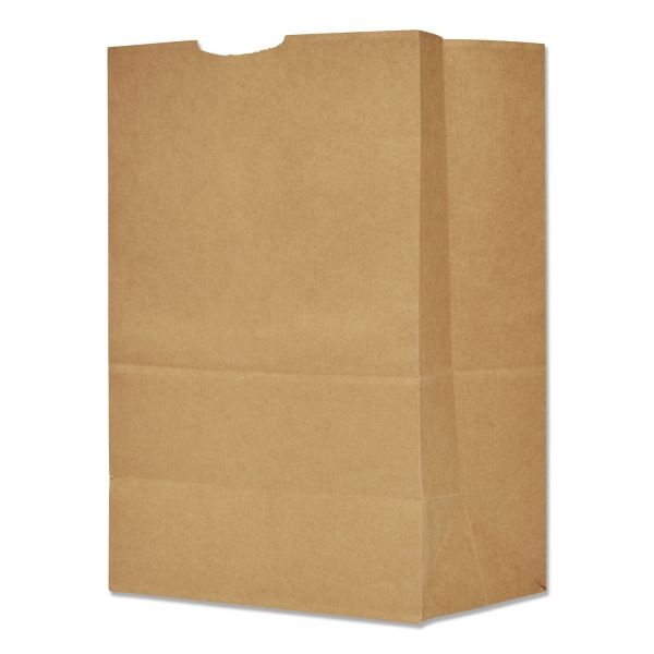 General Grocery Paper Bags, 75 Lb Capacity, 1/6 Bbl, 12" X 7" X 17", Kraft, 400 Bags