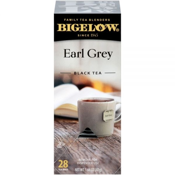 Bigelow Earl Grey Black Tea, 28/Box