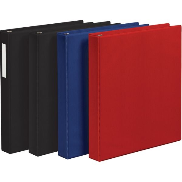 Avery Economy Non-View Binder With Round Rings, 3 Rings, 1" Capacity, 11 X 8.5, Blue, (3300)