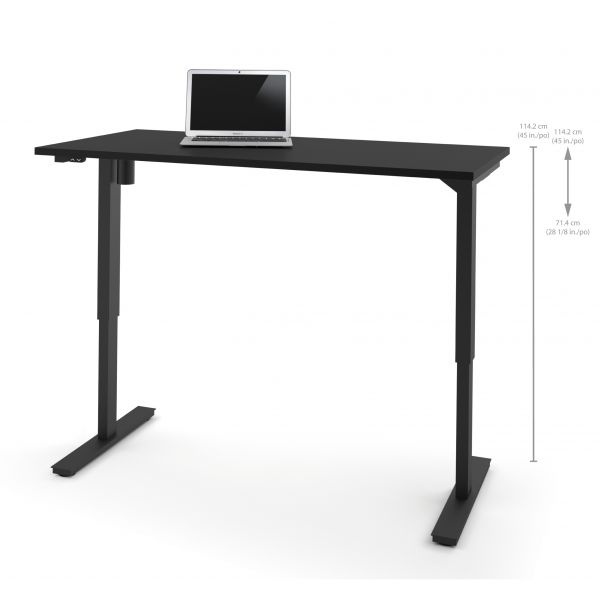Bestar 30" X 60" Electric Height Adjustable Table In Black