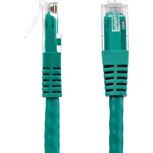 4Ft Cat6 Ethernet Cable - Green Molded Gigabit - 100W Poe Utp 650Mhz - Category 6 Patch Cord Ul Certified Wiring/Tia