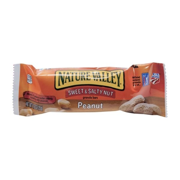 Nature Valley Sweet & Salty Nut Granola Bars, Peanut Butter, 1.2 Oz, Box Of 16