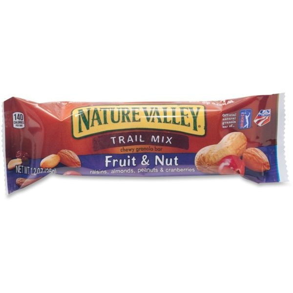 Nature Valley Granola Bars, Chewy Trail Mix, 1.2 Oz, Box Of 16