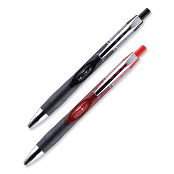 Zebra Sarasa Dry Gel X30 Gel Pen, Retractable, Medium 0.7 Mm, Black Ink