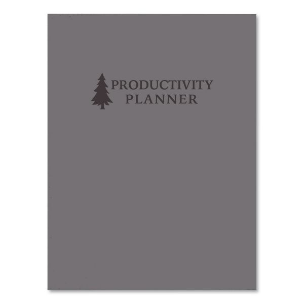 House Of Doolittle Productivity And Goal Non-Dated Planner, 6 1/4 X 9 1/4, Gray, Undated Calendar