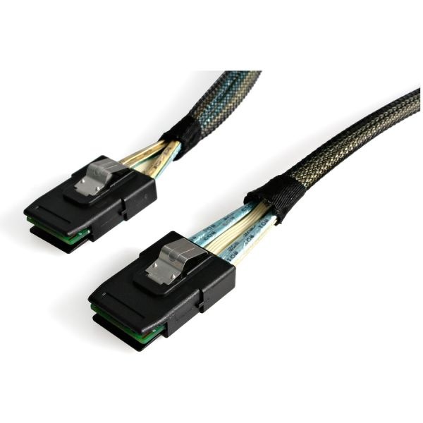 50Cm Internal Mini-Sas Cable Sff-8087 To Sff-8087 & Sideband - Serial Attached Scsi (Sas) Internal Cable - With Sidebands - 4-Lane - 36 Pin 4I Mini Multilane - 36 Pin 4I Mini Multilane - 50 Cm