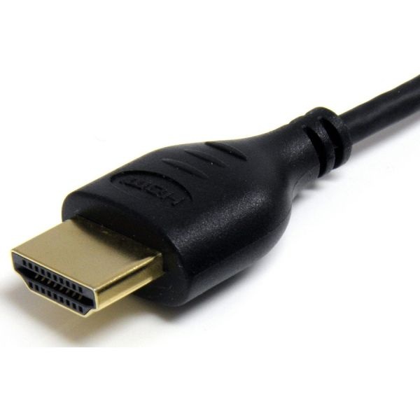 6Ft Slim Hdmi Cable, 4K High Speed Hdmi Cable With Ethernet, 4K 30Hz Uhd Hdmi Cord 36Awg, 4K Hdmi 1.4 Video/Display Cable