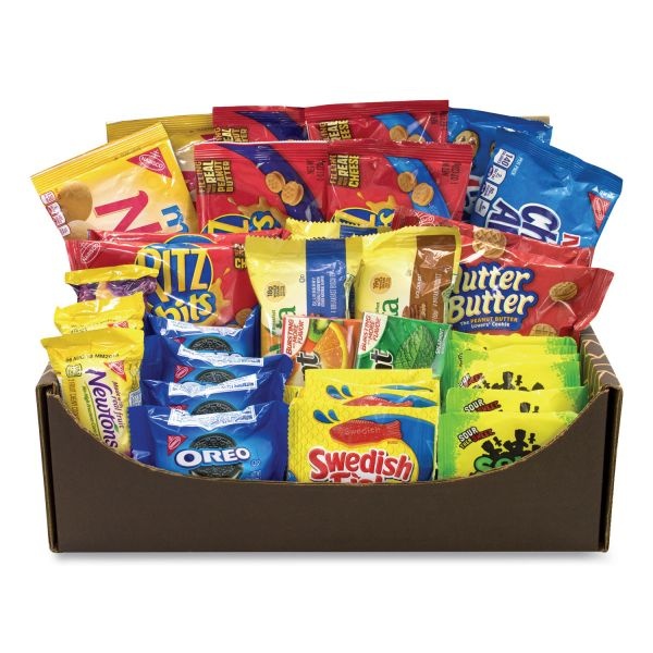 Snack Box Pros Snack Treats Variety Care Package, 40 Assorted Snacks/Box